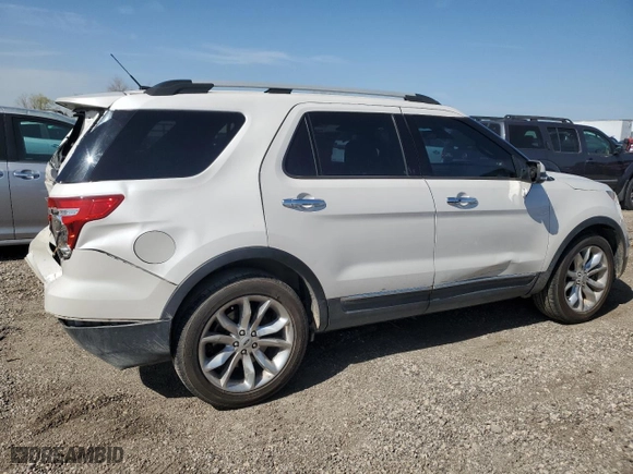 2014 Ford Explorer Limited with VIN 1FM5K8F89EGC06178, listed as a Copart auction lot 48160095 with 165,353 mi miles and Clean Title. Bid and sale history available at carsss.com. Image 3.