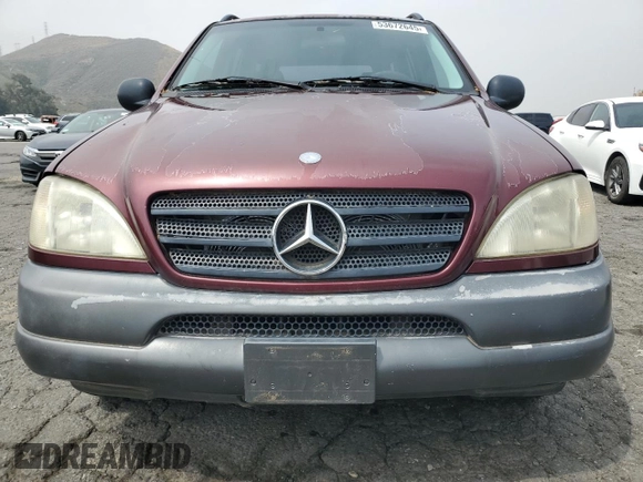 1999 Mercedes-Benz M 320/430/500 with VIN 4JGAB54E7XA099742, listed as a Copart auction lot 53672645 with 167,750 mi miles and Clean Title. Bid and sale history available at DreamBid. Image 5.