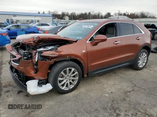 2019 Cadillac XT4 AWD Luxury with VIN 1GYFZBR42KF157525, listed as a Copart auction lot 85779424 with 19,982 mi miles and Salvage Title. Bid and sale history available at carsss.com. Image 1.