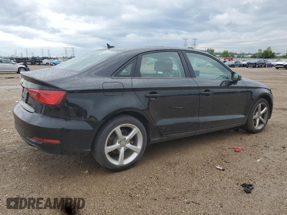 2015 Audi A3 Premium with VIN WAUACGFF9F1061797, listed as a Copart auction lot 61190735 with 78,951 mi miles and Salvage title. Bid and sale history available at DreamBid. Image 3.