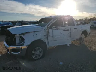 2024 Ram 2500 Big Horn with VIN 3C6UR5DL7RG349374, listed as a Copart auction lot 79817554 with 1,677 mi miles and Salvage Title. Bid and sale history available at carsss.com. Image 1.