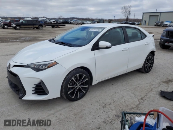 2019 Toyota Corolla L с VIN 5YFBURHE2KP919332, выставлен на аукционе Copart как лот 84404184 с пробегом 126 362 миль миль и Списание • Salvage title. История ставок и продаж доступна на DreamBid. Изображение 1.