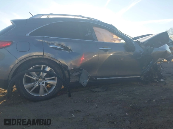 2015 Infiniti QX70 with VIN JN8CS1MWXFM480470, listed as a IAAI auction lot 41321666 with Not Provided miles and . Bid and sale history available at DreamBid. Image 12.