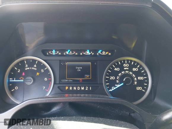2015 Ford F-150 XL with VIN 1FTEW1CPXFFC36244, listed as a IAAI auction lot 41536223 with 122,351 mi miles. Bid and sale history available at carsss.com. Image 7.