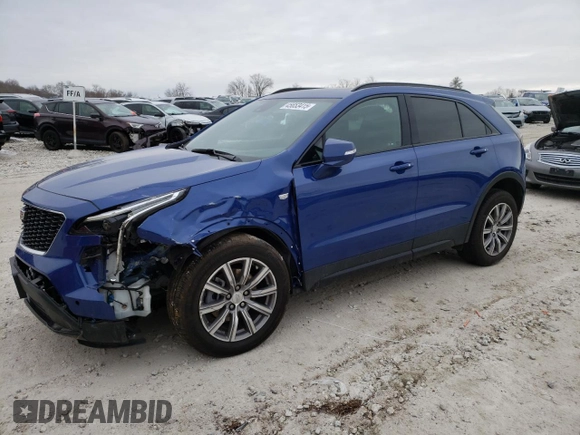 2023 Cadillac XT4 AWD Sport with VIN 1GYFZFR46PF121772, listed as a Copart auction lot 45653415 with 29,515 mi miles and Salvage Title. Bid and sale history available at carsss.com. Image 1.