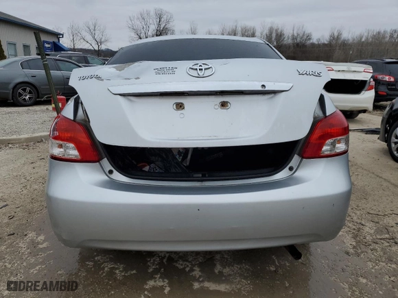 2007 Toyota Yaris with VIN JTDBT923871102095, listed as a Copart auction lot 43607415 with 260,052 mi miles and Non Repairable. Bid and sale history available at carsss.com. Image 6.