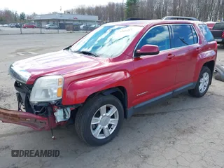 2013 GMC Terrain SLE with VIN 2GKFLTEKXD6177511, listed as a IAAI auction lot 42054215 with 129,697 mi miles. Bid and sale history available at carsss.com. Image 2.