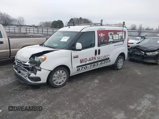 2017 Ram ProMaster City Cargo Van Tradesman SLT with VIN ZFBERFBBXH6D54040, listed as a IAAI auction lot 41364731 with 191,707 mi miles. Bid and sale history available at carsss.com. Image 17.