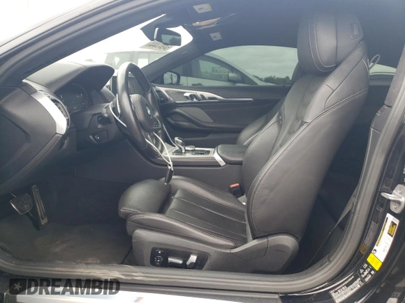 2020 BMW 8 Series 840i with VIN WBAAE4C09LCD32627, listed as a Copart auction lot 64941444 with 28,938 mi miles and Salvage Title. Bid and sale history available at DreamBid. Image 7.