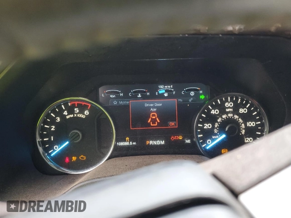 2018 Ford F-150 XL with VIN 1FTFW1E17JFD93087, listed as a Copart auction lot 51805745 with 108,086 mi miles and Salvage title. Bid and sale history available at DreamBid. Image 9.
