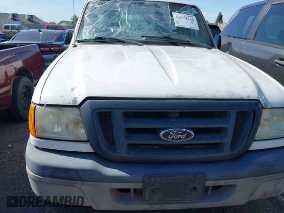 2004 Ford Ranger XL with VIN 1FTYR10D54PA03233, listed as a IAAI auction lot 41974265 with 414,430 mi miles and . Bid and sale history available at DreamBid. Image 16.