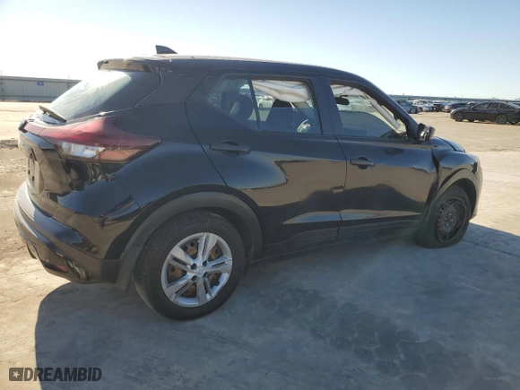 2022 Nissan Kicks S with VIN 3N1CP5BV9NL481829, listed as a Copart auction lot 47607015 with 77,329 mi miles and Salvage Title. Bid and sale history available at carsss.com. Image 3.