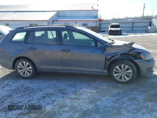 2017 Volkswagen Golf SportWagen S with VIN 3VW017AU4HM533272, listed as a IAAI auction lot 41309886 with 143,728 mi miles. Bid and sale history available at carsss.com. Image 13.