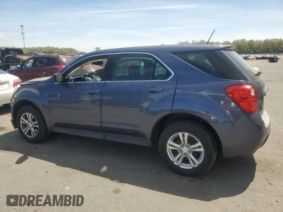 2013 Chevrolet Equinox LS with VIN 2GNALBEK9D6278269, listed as a Copart auction lot 54187555 with 163,775 mi miles and Salvage Title. Bid and sale history available at DreamBid. Image 2.