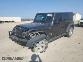 2018 Jeep Wrangler JK Unlimited Sport S with VIN 1C4BJWDG3JL822565, listed as a Copart auction lot 47125535 with 77,164 mi miles and Salvage Title. Bid and sale history available at carsss.com. Image 1.