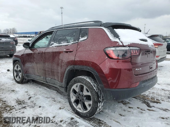 2022 Jeep Compass (RED) Edition with VIN 3C4NJDCB9NT129923, listed as a Copart auction lot 41813445 with 8,340 mi miles and Salvage title. Bid and sale history available at DreamBid. Image 2.