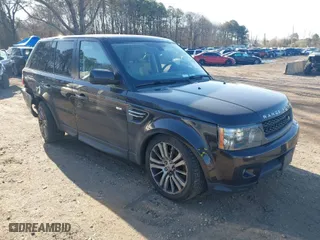 2010 Land Rover Range Rover Sport HSE LUX with VIN SALSK2D40AA225986, listed as a IAAI auction lot 41972061 with NaN miles. Bid and sale history available at carsss.com. Image 1.