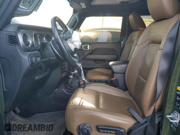 2021 Jeep Gladiator Rubicon with VIN 1C6JJTBM1ML599103, listed as a Copart auction lot 77084134 with 16,031 mi miles and Salvage title. Bid and sale history available at DreamBid. Image 7.