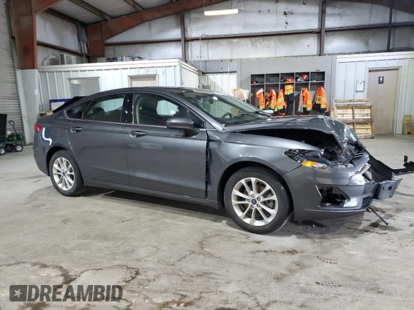 2020 Ford Fusion SE with VIN 3FA6P0HD1LR257398, listed as a Copart auction lot 58376915 with 22,355 mi miles and Salvage title. Bid and sale history available at DreamBid. Image 4.