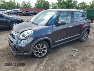 2014 FIAT 500L Trekking with VIN ZFBCFADH2EZ019737, listed as a Copart auction lot 55460754 with 145,535 mi miles and Non Repairable. Bid and sale history available at carsss.com. Image 1.