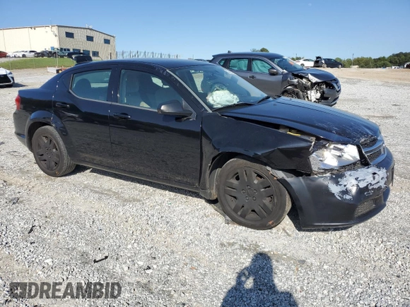 2013 Dodge Avenger SE with VIN 1C3CDZAB1DN512210, listed as a Copart auction lot 52463255 with 138,225 mi miles and Salvage Title. Bid and sale history available at carsss.com. Image 4.