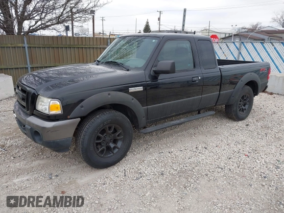 2009 Ford Ranger XLT with VIN 1FTZR45E39PA27500, listed as a IAAI auction lot 41712566 with 232,654 mi miles. Bid and sale history available at carsss.com. Image 22.