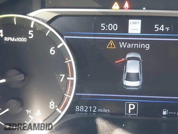 2019 Nissan Altima 2.5 Platinum with VIN 1N4BL4FV9KC100888, listed as a IAAI auction lot 41742079 with 88,212 mi miles. Bid and sale history available at carsss.com. Image 7.