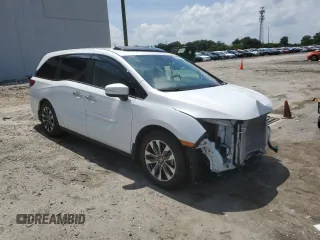 2023 Honda Odyssey EX-L с VIN 5FNRL6H68PB025508, выставлен на аукционе Copart как лот 60060725 с пробегом 10 203 миль миль и Списание • Salvage title. История ставок и продаж доступна на DreamBid. Изображение 4.