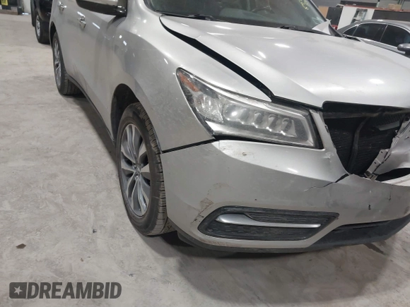 2014 Acura MDX Tech Pkg with VIN 5FRYD4H40EB041886, listed as a IAAI auction lot 41653047 with 85,888 mi miles. Bid and sale history available at carsss.com. Image 18.