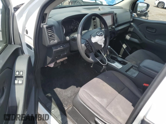2023 Nissan Frontier S with VIN 1N6ED1CM1PN609767, listed as a Copart auction lot 64793675 with 36,700 mi miles and Salvage title. Bid and sale history available at DreamBid. Image 8.