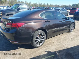 2016 Acura TLX Advance with VIN 19UUB3F70GA004153, listed as a IAAI auction lot 41802420 with 96,501 mi miles and . Bid and sale history available at DreamBid. Image 4.