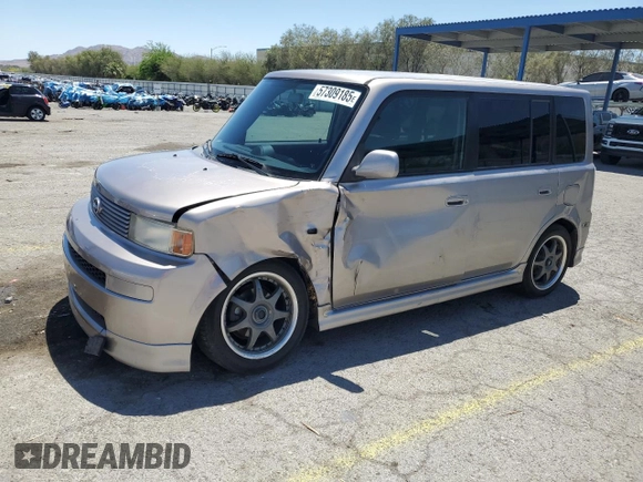 2005 Scion xB z VIN JTLKT334250219246, wystawiony jako Copart lot #57309185 z przebiegiem 101 492 mil mil oraz Szkoda całkowita • Salvage title. Historia ofert i sprzedaży dostępna na DreamBid. Obrazek 1.