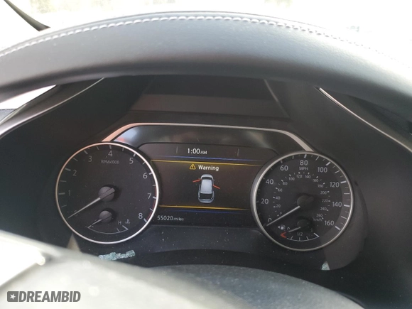2015 Nissan Murano SL with VIN 5N1AZ2MG8FN234889, listed as a Copart auction lot 46158075 with 55,020 mi miles and Salvage Title. Bid and sale history available at carsss.com. Image 9.