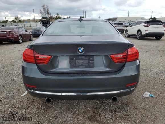 2015 BMW 4 Series 435i xDrive with VIN WBA3R5C53FK371851, listed as a Copart auction lot 67656544 with 86,438 mi miles and Salvage Title. Bid and sale history available at carsss.com. Image 6.