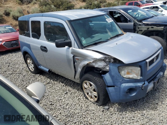 2006 Honda Element EX with VIN 5J6YH28626L025130, listed as a Copart auction lot 62941364 with 185,529 mi miles and Clean Title. Bid and sale history available at DreamBid. Image 4.
