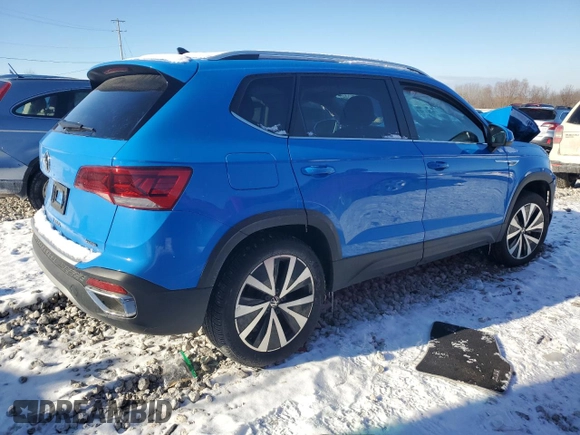 2023 Volkswagen Taos SE z VIN 3VVYX7B29PM321078, wystawiony jako Copart lot #41563715 z przebiegiem Nie podano mil oraz Nie do naprawy • Non repairable. Historia ofert i sprzedaży dostępna na DreamBid. Obrazek 3.