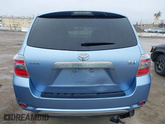 2008 Toyota Highlander Hybrid with VIN JTEEW41A782008949, listed as a IAAI auction lot 41782600 with 109,011 mi miles. Bid and sale history available at carsss.com. Image 16.