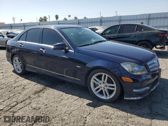 2012 Mercedes-Benz C 250 Sport with VIN WDDGF4HB6CR214751, listed as a Copart auction lot 61271155 with 133,097 mi miles and Clean title. Bid and sale history available at DreamBid. Image 4.