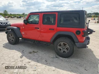 2018 Jeep Wrangler Unlimited Sport S z VIN 1C4HJXDG0JW122629, wystawiony jako Copart lot #56055015 z przebiegiem 130 731 mil mil oraz Czysty tytuł • Clean title. Historia ofert i sprzedaży dostępna na DreamBid. Obrazek 2.