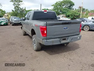 2021 Ford F-150 XL with VIN 1FTEW1EP0MFB94936, listed as a IAAI auction lot 41594393 with 57,033 mi miles. Bid and sale history available at carsss.com. Image 3.