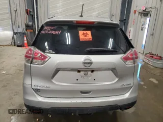 2015 Nissan Rogue SV with VIN 5N1AT2MK3FC896185, listed as a Copart auction lot 47220165 with 0 mi miles and Clean Title. Bid and sale history available at carsss.com. Image 6.