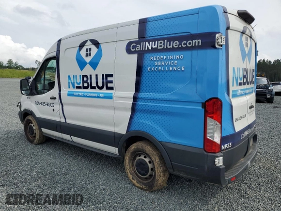 2018 Ford Transit with VIN 1FTYE1CM6JKA35821, listed as a Copart auction lot 53590534 with 82,324 mi miles and Salvage Title. Bid and sale history available at DreamBid. Image 2.