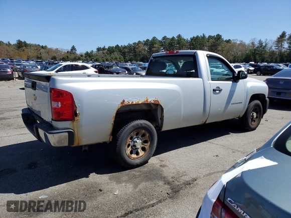 2011 Chevrolet Silverado 1500 Work Truck with VIN 1GCNCPEX7BZ261152, listed as a Copart auction lot 54665845 with Not Provided miles and Clean Title. Bid and sale history available at DreamBid. Image 3.
