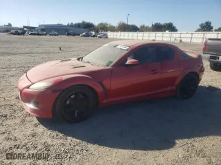 2004 Mazda RX-8 with VIN JM1FE173340122567, listed as a Copart auction lot 76424894 with 136,772 mi miles and Clean Title. Bid and sale history available at carsss.com. Image 1.