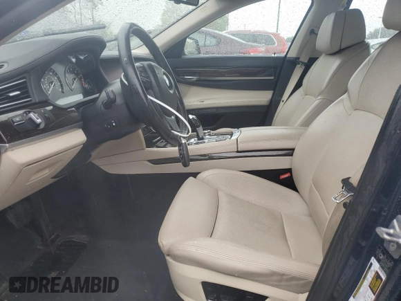 2012 BMW 7 Series 750i xDrive with VIN WBAKC6C53CC395754, listed as a Copart auction lot 55798515 with 79,444 mi miles and Clean Title. Bid and sale history available at DreamBid. Image 7.