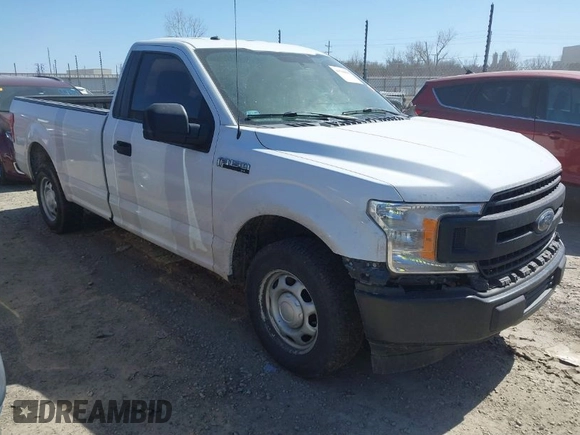 2018 Ford F-150 XL with VIN 1FTMF1C51JKC43237, listed as a IAAI auction lot 41760801 with 347,677 mi miles. Bid and sale history available at carsss.com. Image 1.