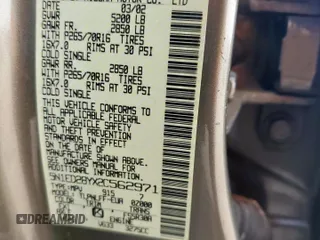2002 Nissan Xterra SE z VIN 5N1ED28YX2C562971, wystawiony jako Copart lot #61462475 z przebiegiem 87 502 mil mil oraz Szkoda całkowita • Salvage title. Historia ofert i sprzedaży dostępna na DreamBid. Obrazek 13.