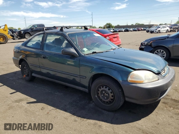 1998 Honda Civic DX with VIN 1HGEJ6224WL042927, listed as a Copart auction lot 68865194 with 117,624 mi miles and Non Repairable. Bid and sale history available at DreamBid. Image 4.