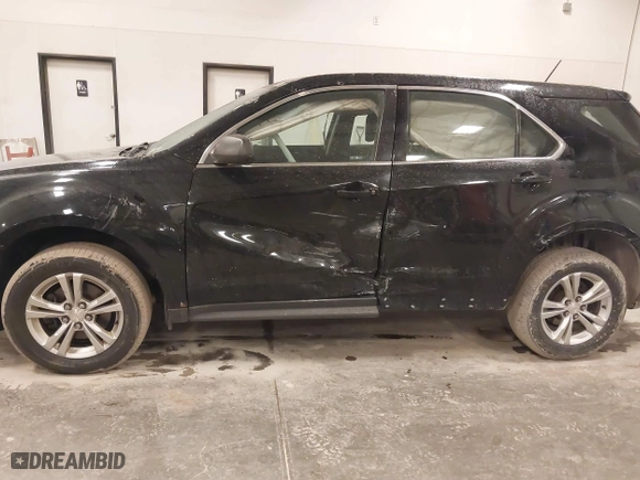 2017 Chevrolet Equinox LS with VIN 2GNALBEK4H1599333, listed as a IAAI auction lot 41845974 with 107,763 mi miles. Bid and sale history available at carsss.com. Image 6.