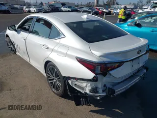 2023 Lexus ES with VIN 58ADA1C1XPU034091, listed as a IAAI auction lot 41490306 with 37,126 mi miles. Bid and sale history available at carsss.com. Image 3.
